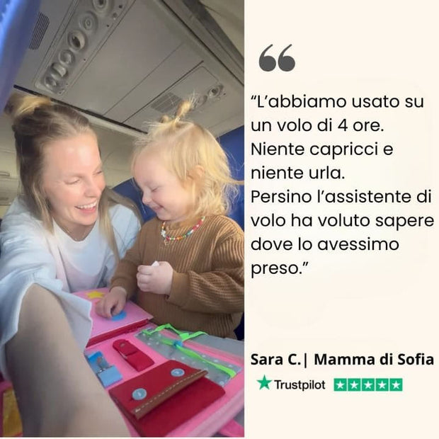 BabyTrail™ - Valigetta Libro Montessori
