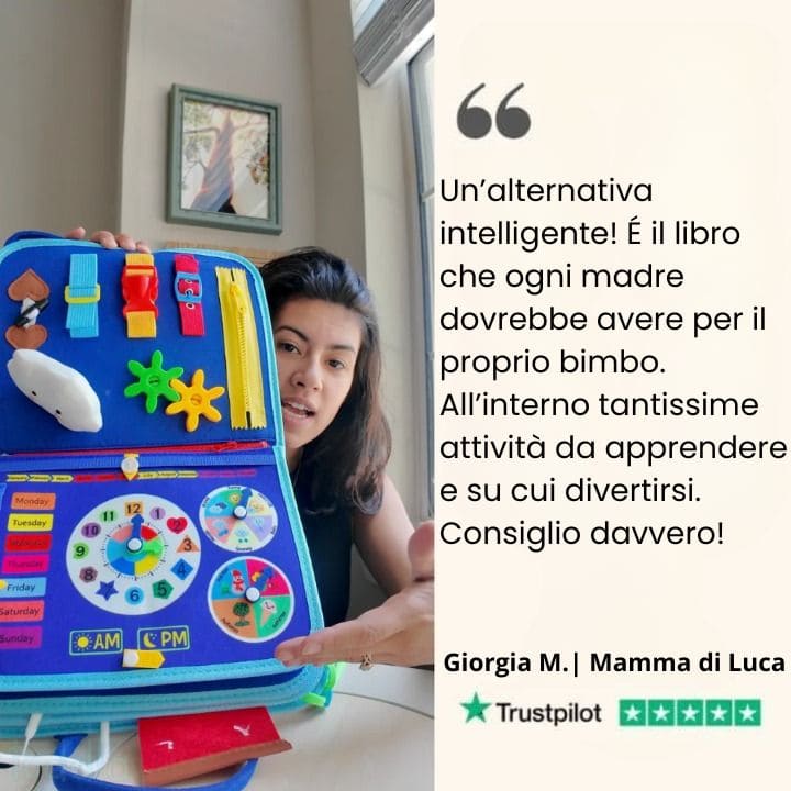 BabyTrail™ - Valigetta Libro Montessori